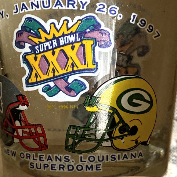 NIP Vintage Hunter Green Bay Packers Shot Glass Collector Set - Picture 11 of 15